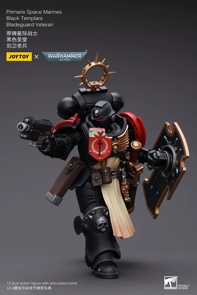 [JoyToy] Black Templars Primaris Space Marines Bladeguard Veteran JT2801-1705398656.webp