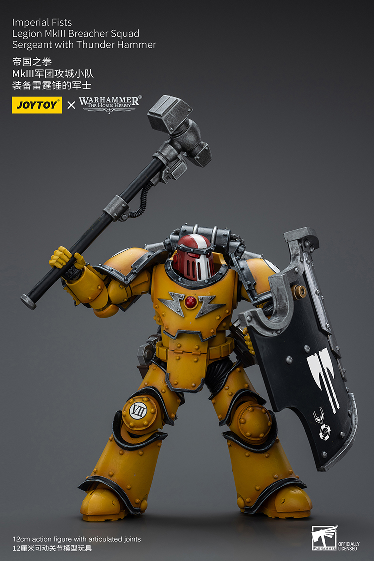[JOYTOY]Imperial Fists Legion MkIII Breacher Squad Sergeant with Thunder Hammer JT9107-1711266251-X2RhL.jpg