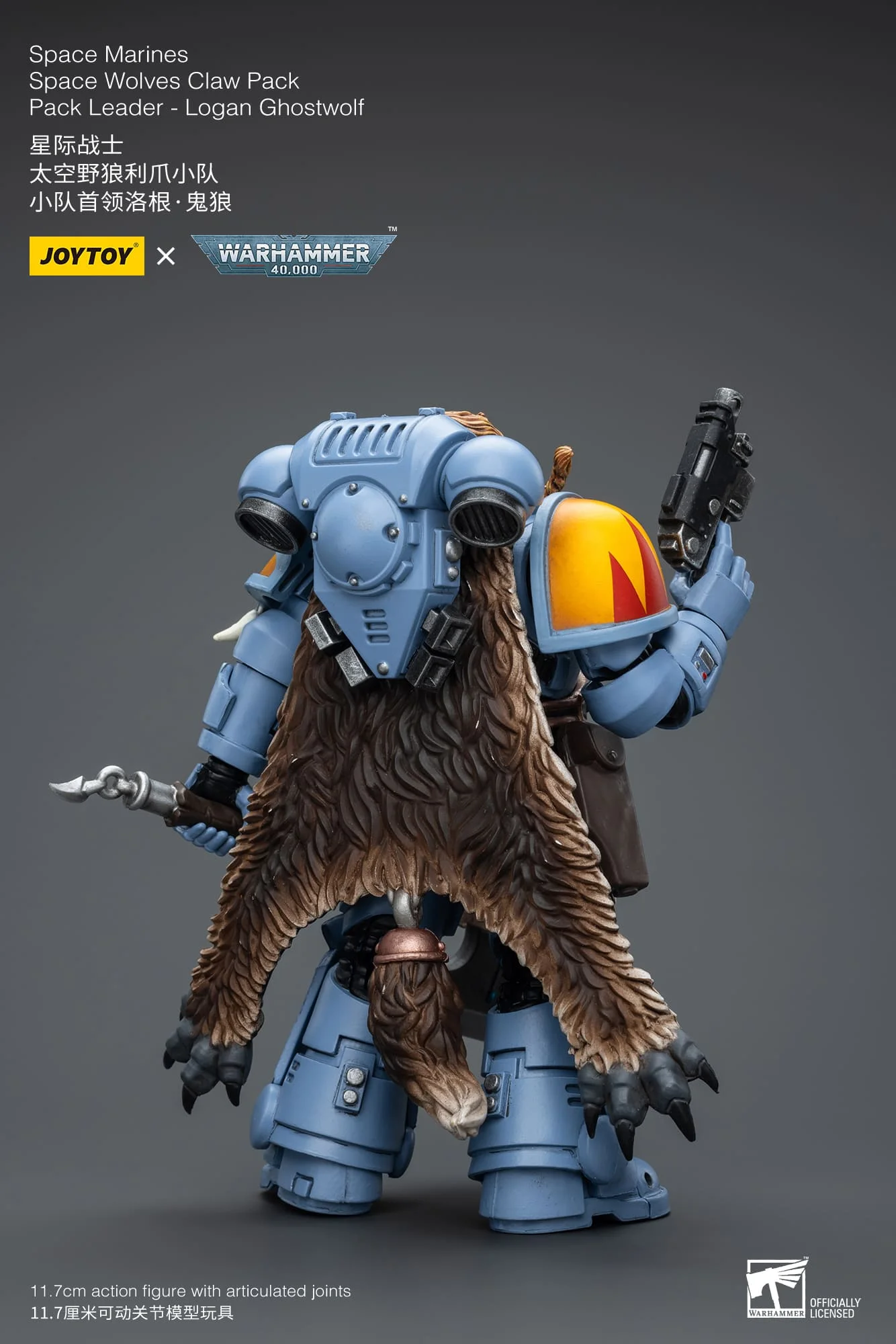 (JOYTOY) Space Wolves Claw Pack Pack Leader - Logan Ghostwolf JT2702-1717844010-bKe2Q.webp