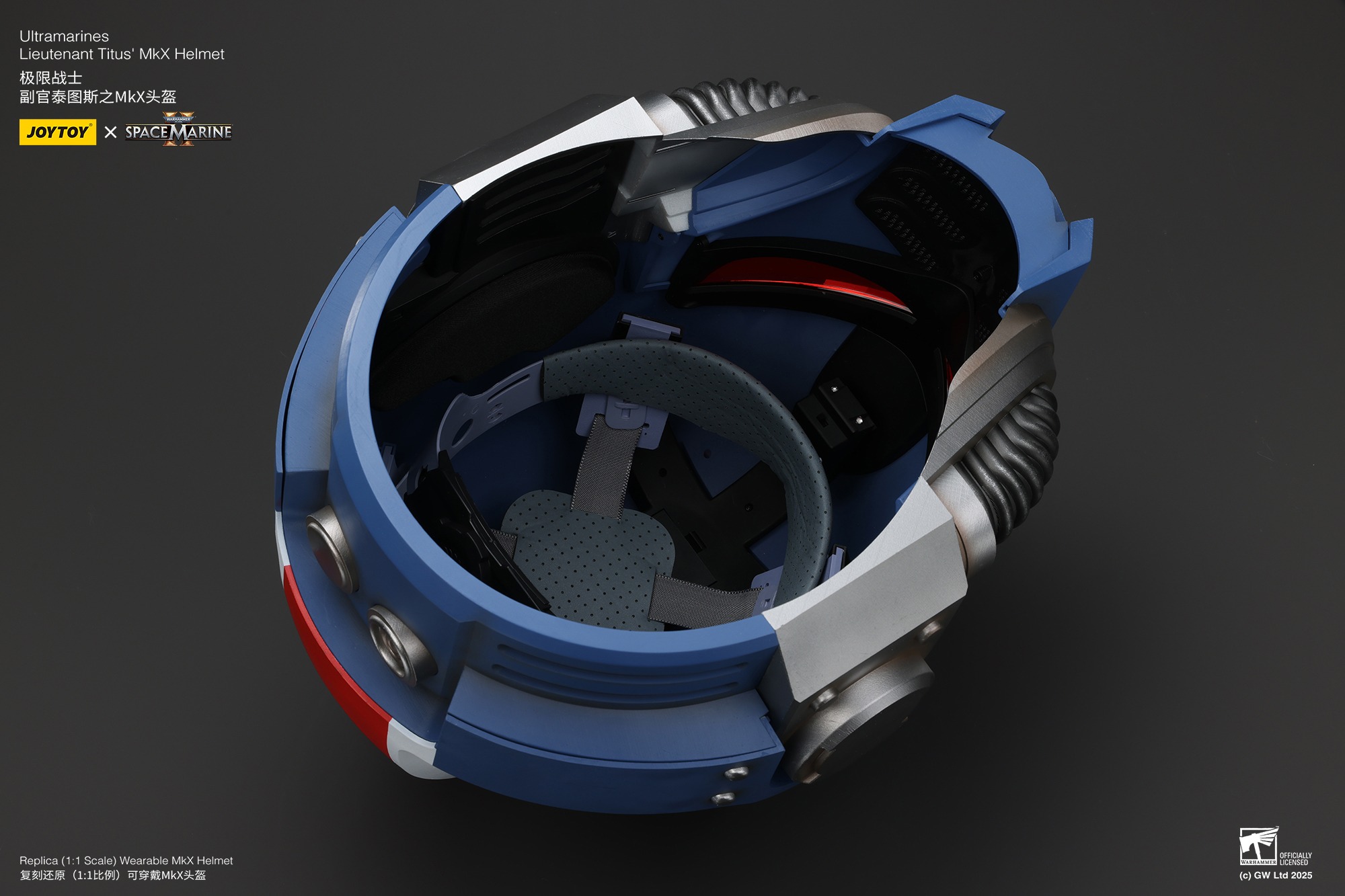 (JOYTOY) Ultramarines Lieutenant Titus MKX Helmet & Display Stand JT01697-1757600895-PwK28.jpg